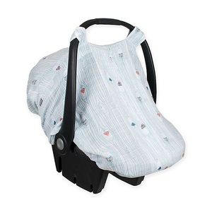 Bébé au Lait Muslin Car Seat Cover in Little Owl